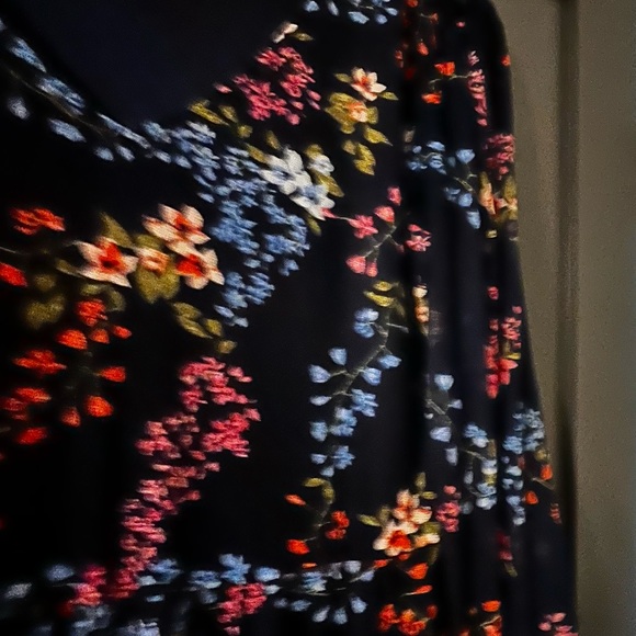 Jane and Delaney, maxi dress, blue, floral, lined - Picture 6 of 8